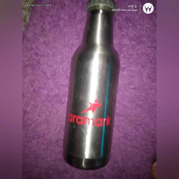 20.9 oz Retro Stainless Steel Thermal Bottlewith Aramark Logo - Picture 4 of 8